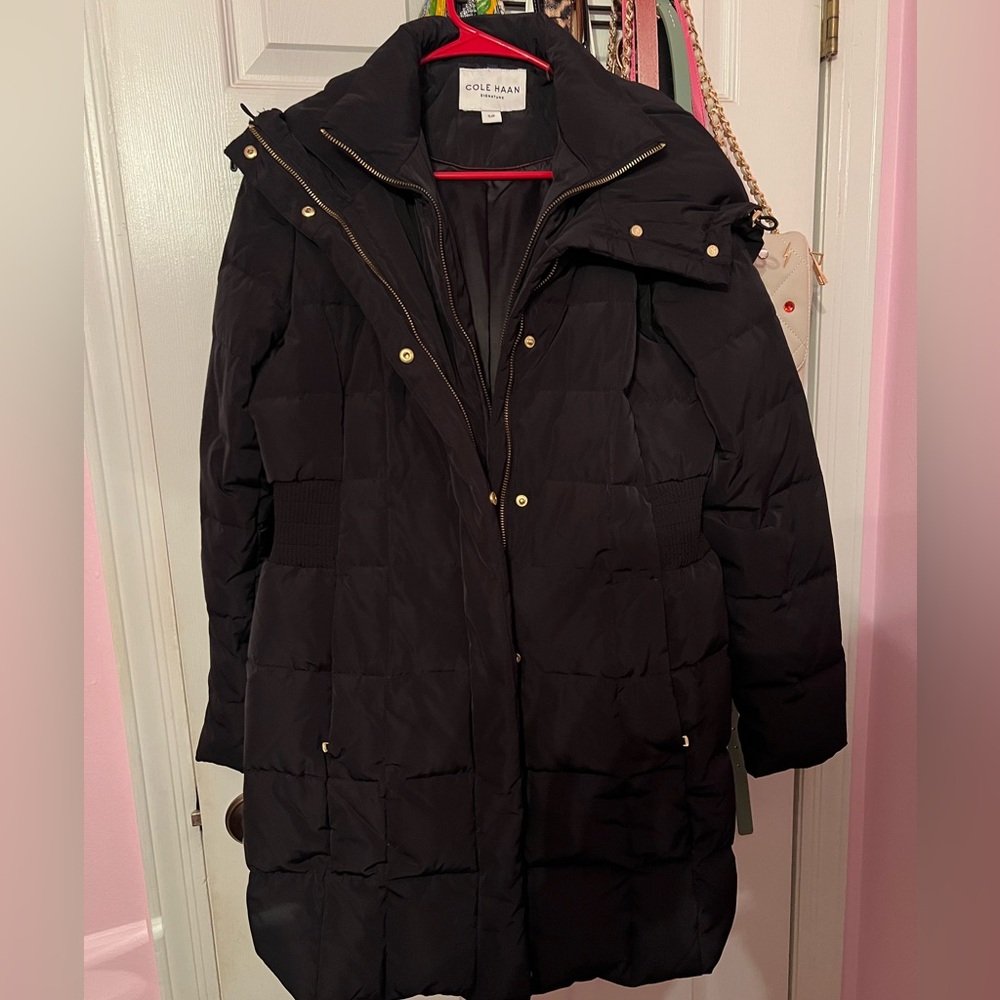 FLASH SALE🔥Cole Haan Women's Black Puffer Coat